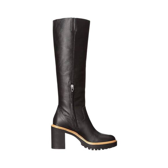 NEW DOLCE VITA women's corry h2o boots in onyx leather - Picture 3 of 6